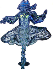 Charger l'image dans la galerie, Head band in Silk Moth print