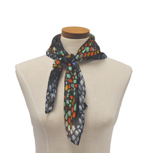 Load image into Gallery viewer, Fish Scales Silk Chiffon Scarf