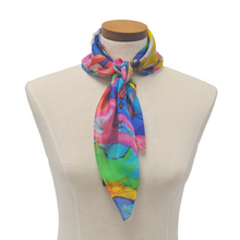 Load image into Gallery viewer, French Curves Silk Chiffon Scarf