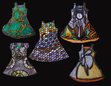 Load image into Gallery viewer, Fish Scales Neck Tube