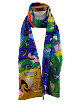 Load image into Gallery viewer, French Curves Knit Scarf