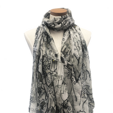Load image into Gallery viewer, Backstreet Boys Silk Chiffon Scarf