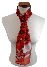 Load image into Gallery viewer, Mermaid Silk Chiffon Scarf
