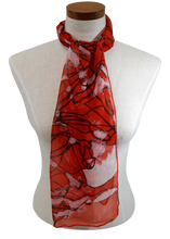 Load image into Gallery viewer, Mermaid Silk Chiffon Scarf