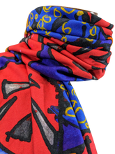 Load image into Gallery viewer, Blue Lemon Knit Scarf