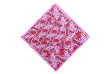 Load image into Gallery viewer, Pink Bubbles Silk Chiffon Scarf
