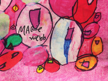 Load image into Gallery viewer, Pink Bubbles Silk Twill Scarf