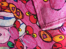 Load image into Gallery viewer, Pink Bubbles Silk Twill Scarf