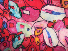 Load image into Gallery viewer, Pink Bubbles Silk Twill Scarf