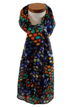 Load image into Gallery viewer, Fish Scales Cotton Silk Scarf