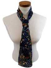 Load image into Gallery viewer, Fish Scales Cotton Silk Scarf (Small)