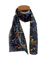 Load image into Gallery viewer, Fish Scales Cotton Silk Scarf (Small)
