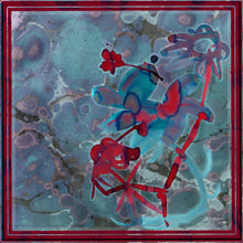 Load image into Gallery viewer, Pond Flower Silk Twill Scarf