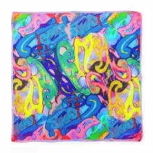 Load image into Gallery viewer, French Curves Silk Chiffon Scarf