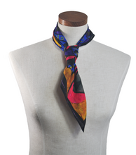 Charger l'image dans la galerie, Blue Lemons Cotton Silk Scarf