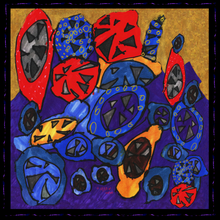 Charger l'image dans la galerie, Blue Lemons Cotton Silk Scarf