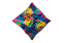 Load image into Gallery viewer, French Curves Cotton Silk Scarf
