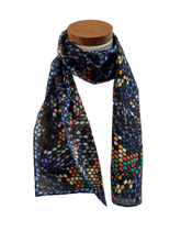 Load image into Gallery viewer, Fish Scales Cotton Silk Scarf (Small)
